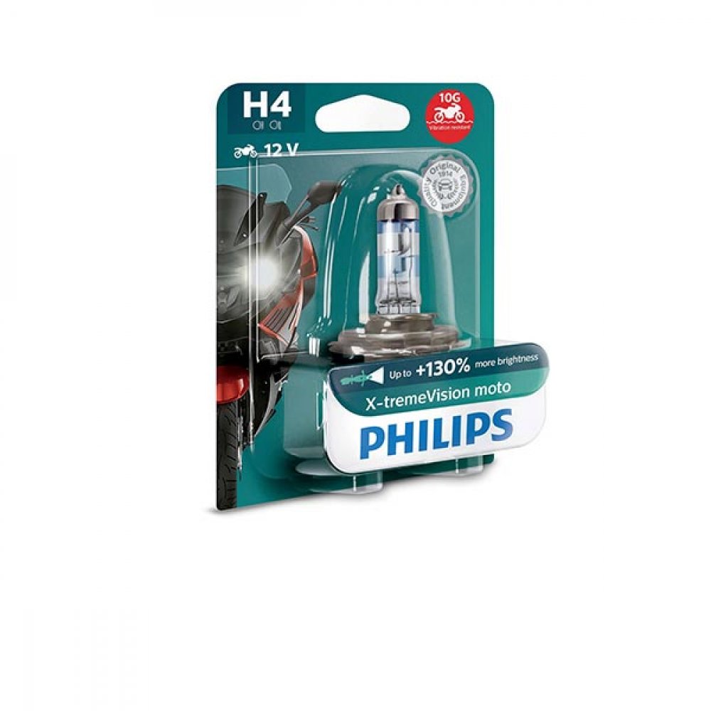 LAMPADA PHILIPS H4 X-TREME VISION - 12V 60/55W - (Rif.Philips