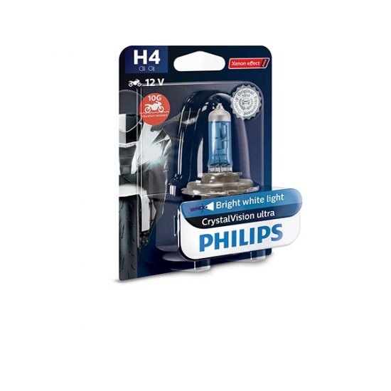 LAMPADA PHILIPS H4 CRYSTAL VISION - 12V 60/55W - (Rif.Philips